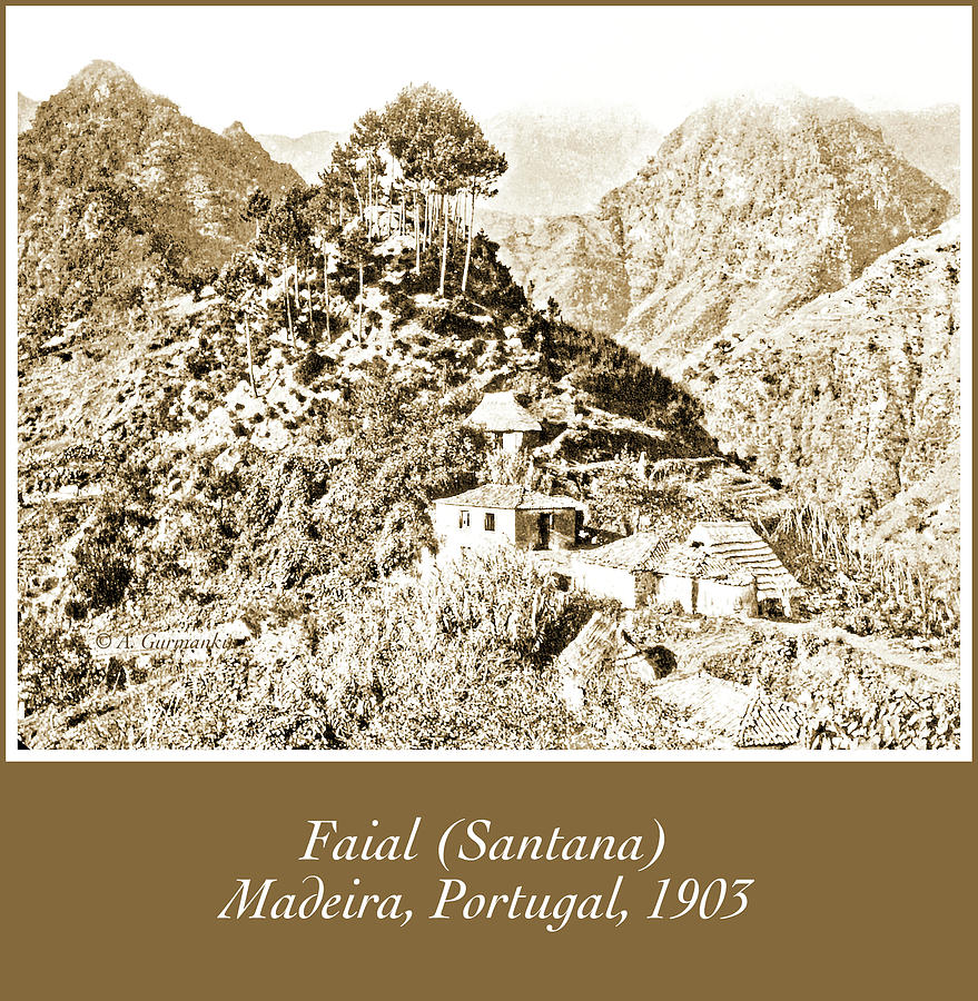 Faial, Santana, Madeira, Portugal, c. 190 Photograph by A Macarthur Gurmankin