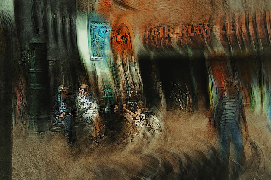 Street Photograph - Fair Play by Jan Van Der Linden
