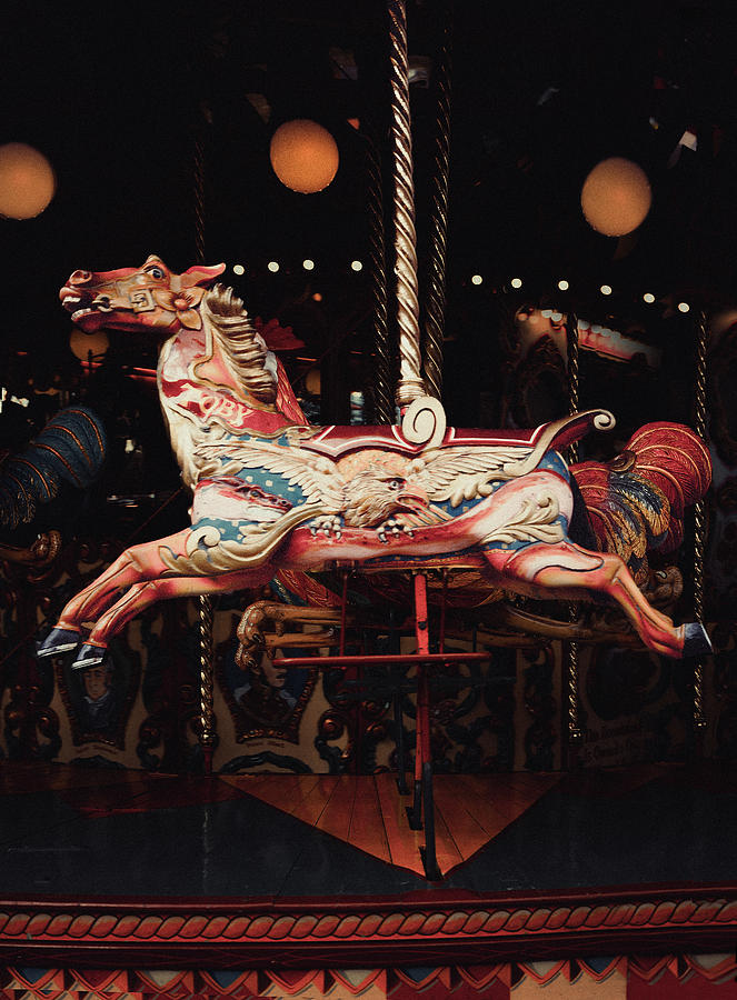 Fairground Galloper Photograph by Maggie Mccall