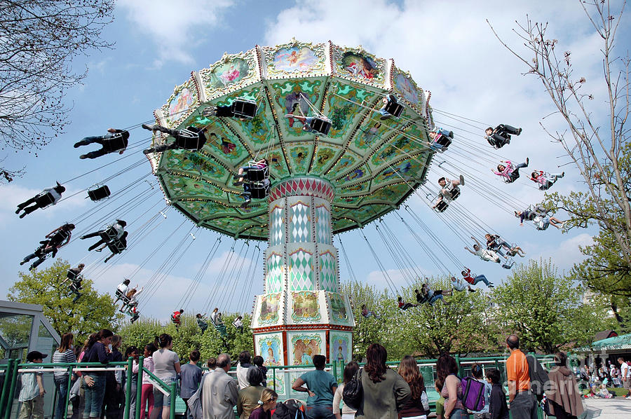 Fairground Ride Photograph by Aj Photo/science Photo Library