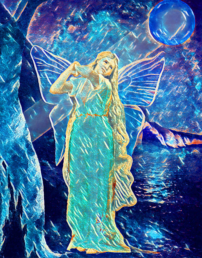 Fairy Moonlight Digital Art by Amelia Carrie