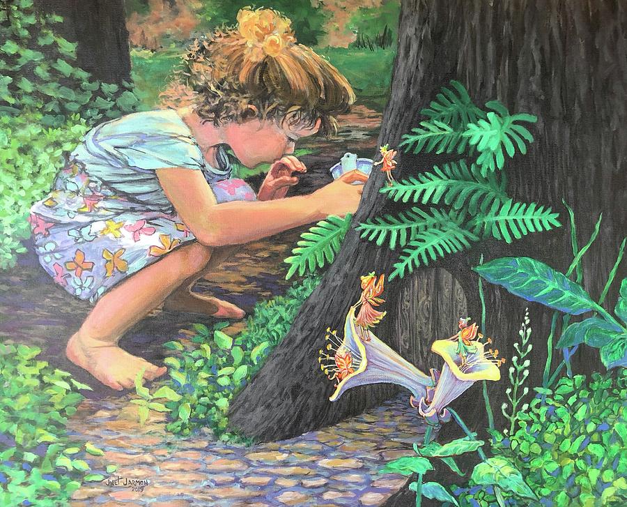 Fairy World Painting by Jeanette Jarmon