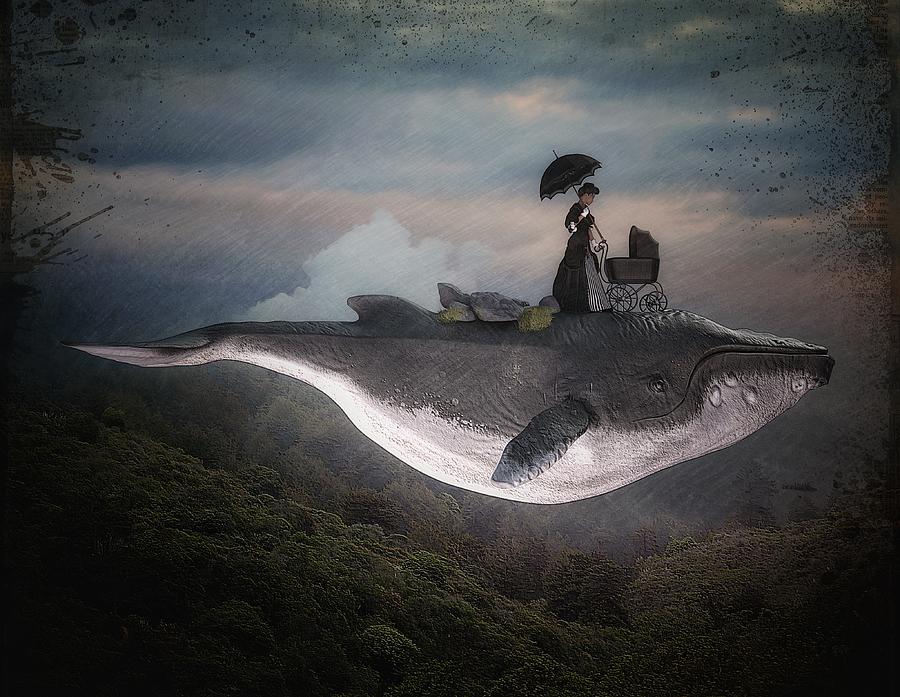 Fairytale Whale Digital Art by Alisa Williams
