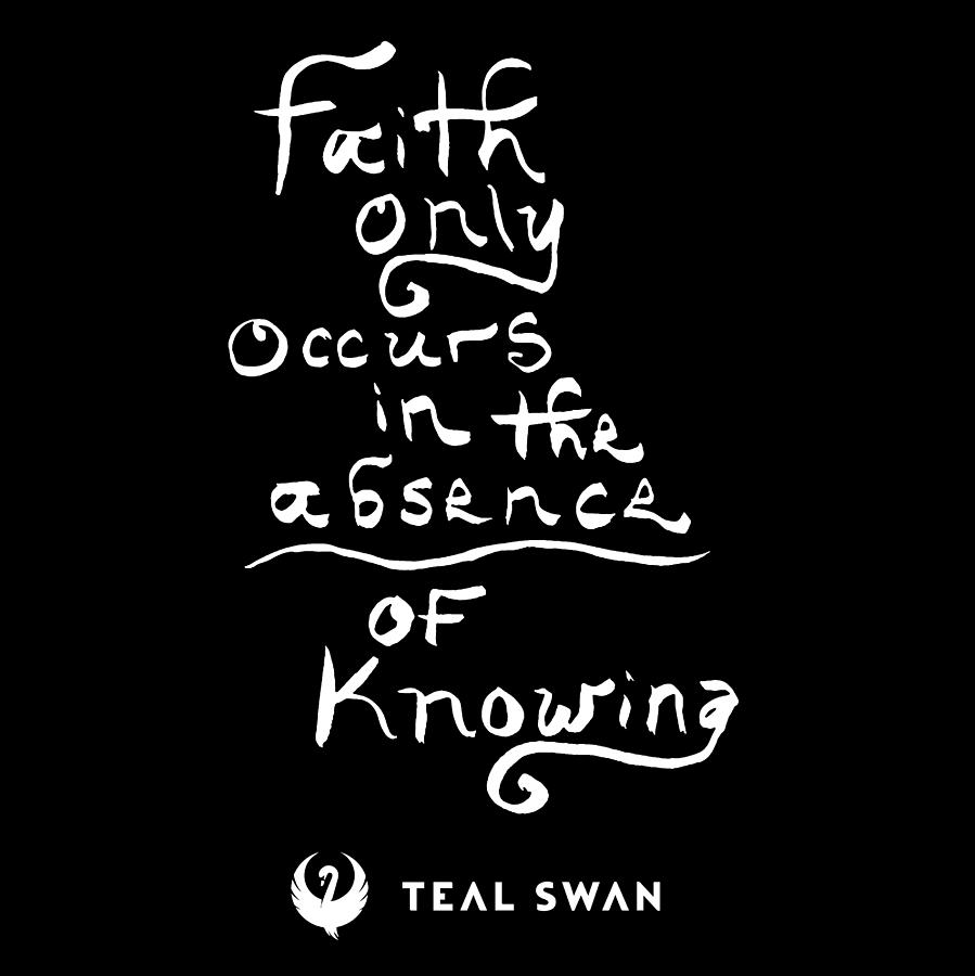 Faith Is Quote Painting by Teal Eye Print Store
