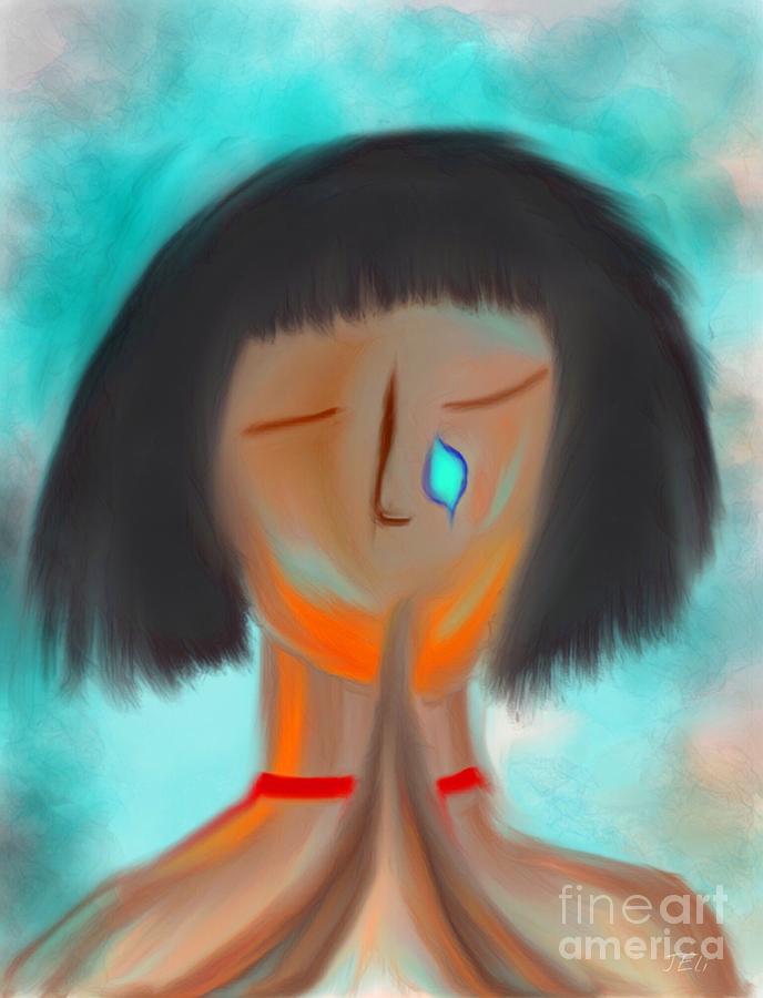 Faithful in Prayer Digital Art by Jessica Eli Faithful in Prayer Digital Art by Jessica Eli