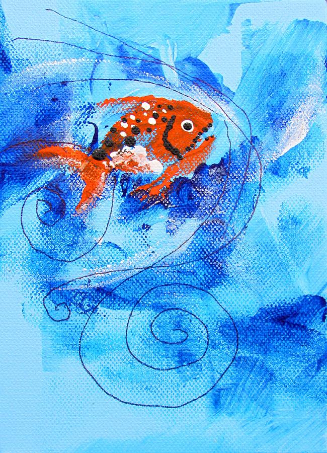 Fake Nemo Fish Painting by J Vincent Scarpace