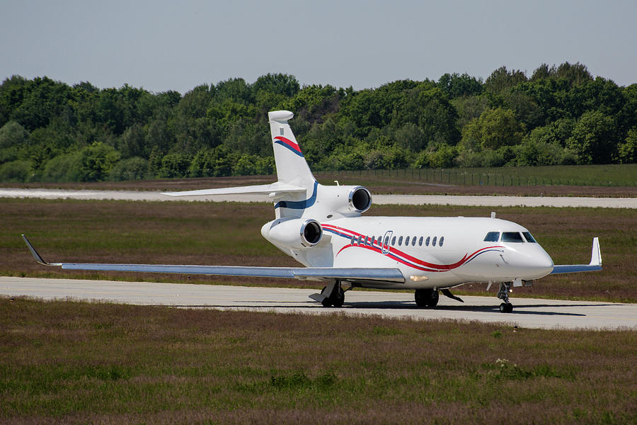 Falcon 7x Business Jet Used Photograph by Timm Ziegenthaler
