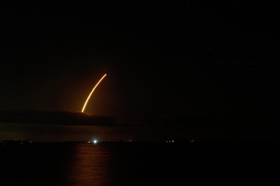 Falcon 9 Satelite Launch Photograph by Les Greenwood