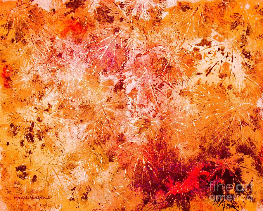 Changing Colors of Fall 4 Painting by Hazel Holland