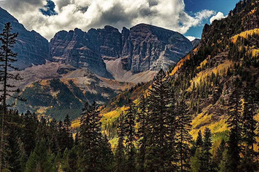 Fall at Maroon Bells Photograph by Bill Gallagher