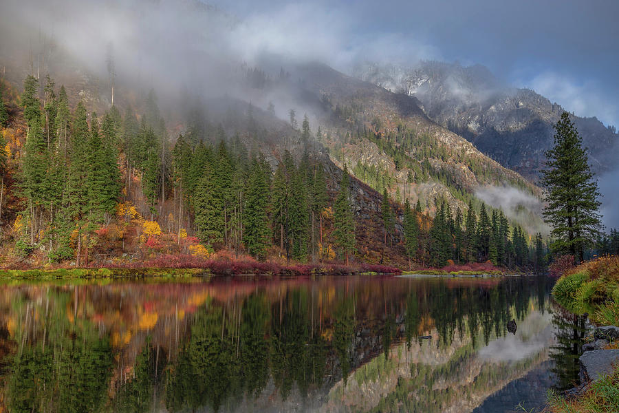 Fall Beauty and Fog 2 Photograph by Lynn Hopwood