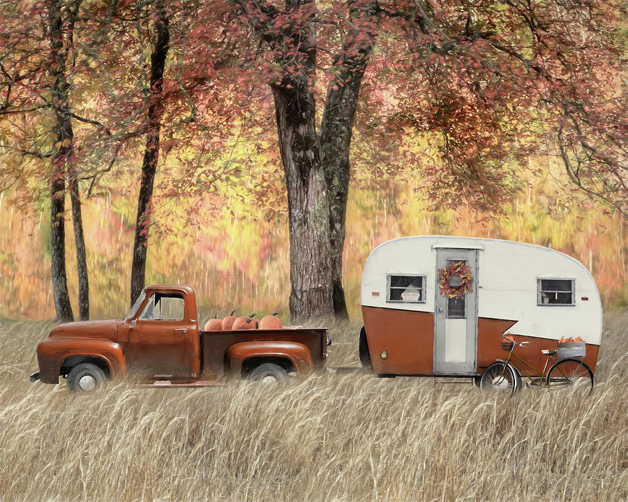 Fall Camping Photograph by Lori Deiter