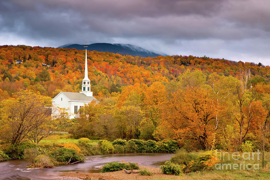 Fall Church Photograph by Brian Jannsen