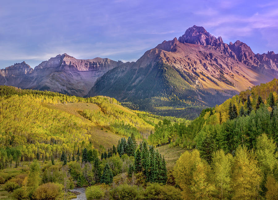 Fall Color in the San Juan Mountains Photograph by James Woody