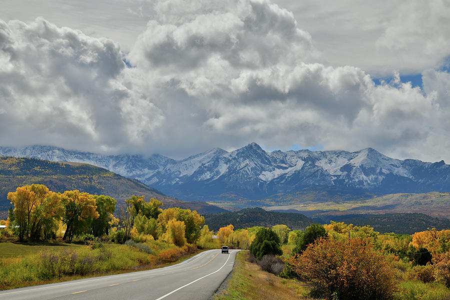 Fall Colors along Highway 145 in Colorado Photograph by Ray Mathis