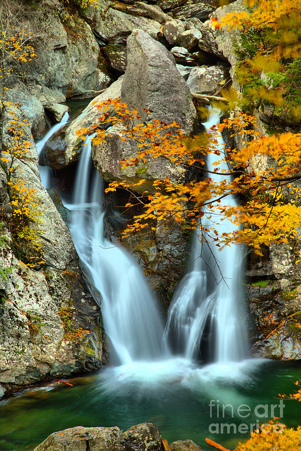 Fall Colors At Bash Bish Falls Photograph by Adam Jewell
