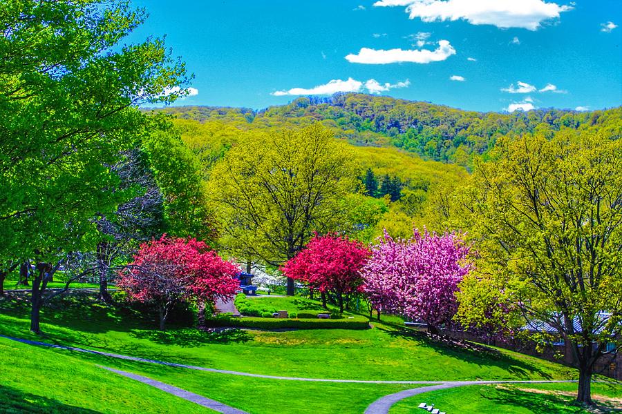 Fall Colors at West Point Military Academy Photograph by William E ...