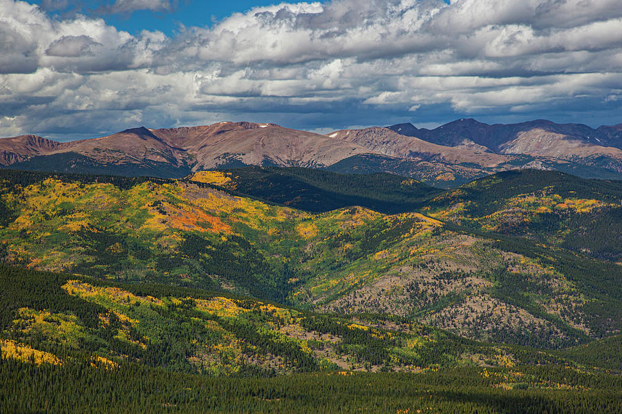 Fall Colors from Mt Evans Photograph by Al Hann