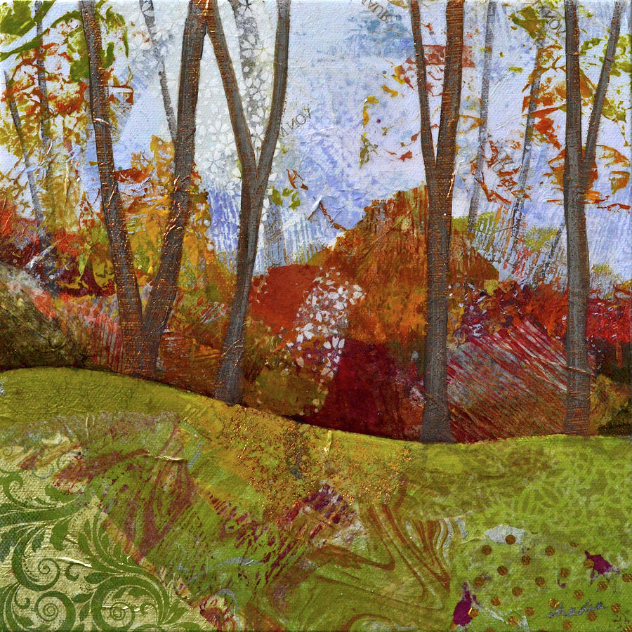 Autumn Painting - Fall Colors I by Shadia Derbyshire
