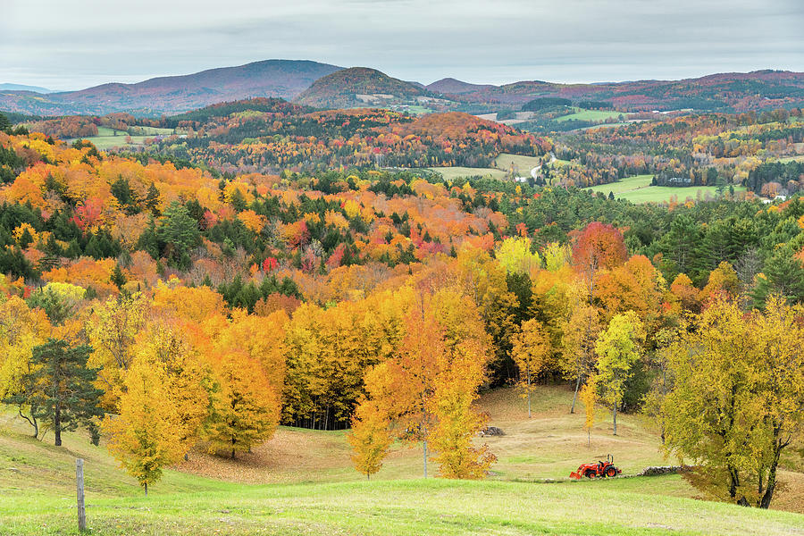 Fall colors in Northeast Kingdom Vermont Photograph by Jatin Thakkar Pixels