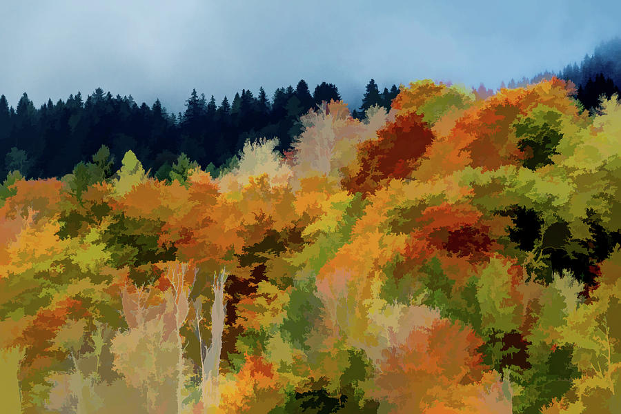 Fall Colours Digital Art by Rick Deacon