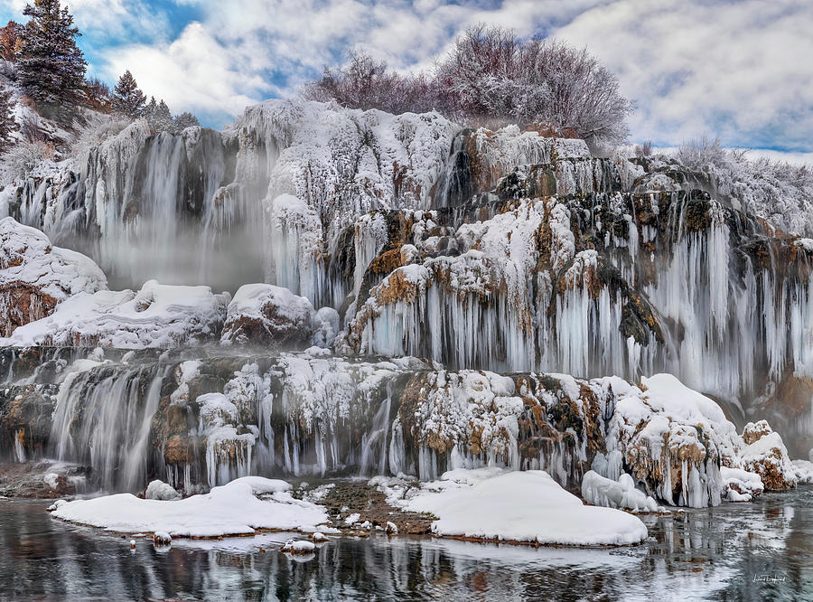 Fall Creek Falls Winter Photograph by Leland D Howard