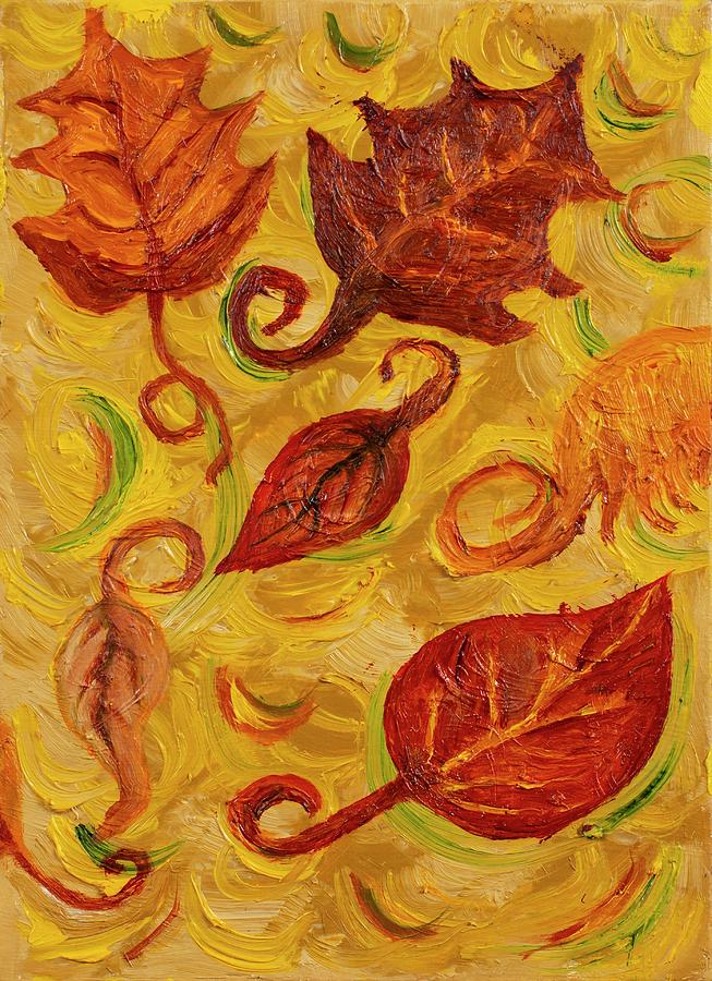 Fall Flies By #1 Painting by Marianne Gonzales