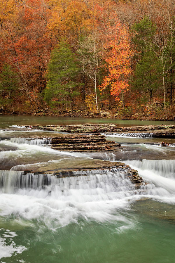 Fall flow Photograph by Jack Clutter