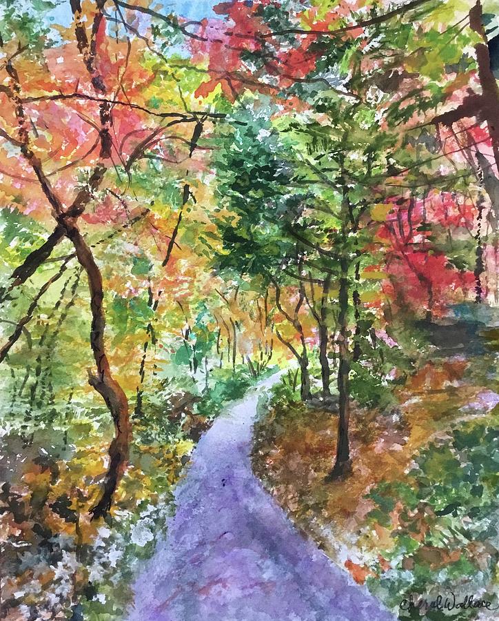 Fall Foliage Festival Painting by Cheryl Wallace