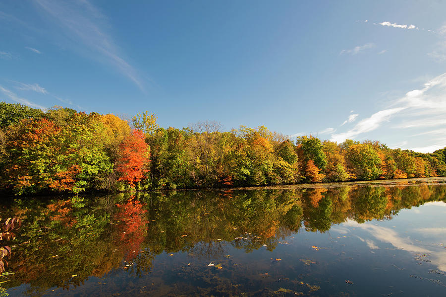 Fall Foliage On The Still River Photograph