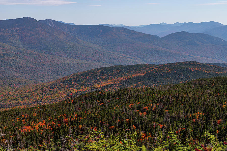 Fall Foliage Scene In The White Mountains Of New Hampshire. Photograph ...