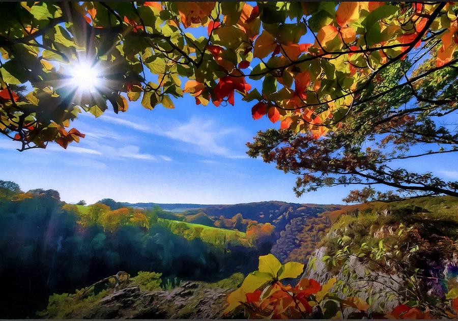 Fall In The Blue Ridge Mountains Photograph by Sandi OReilly