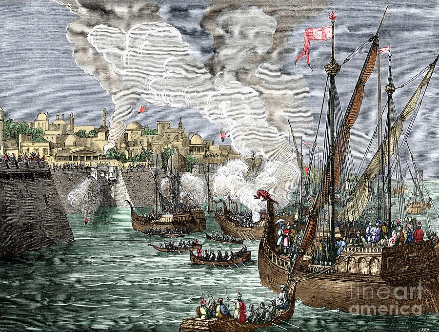 Fall Of Constantinople Photograph by Sheila Terry/science Photo Library
