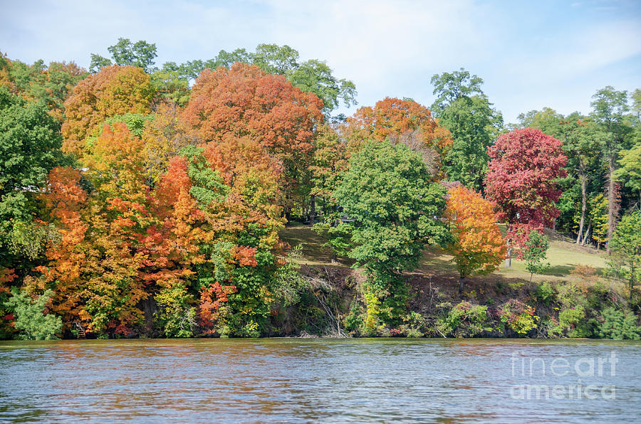 Fall On The Hudson River 2 Photograph by Cassie Marie Photography