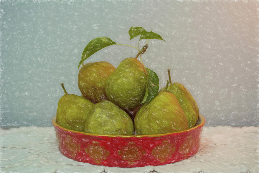 Fall Pears Digital Art by Linda Segerson