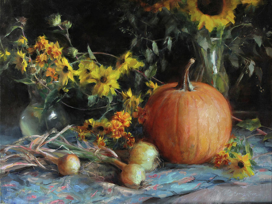 Fall Rhythms Painting by Anna Rose Bain