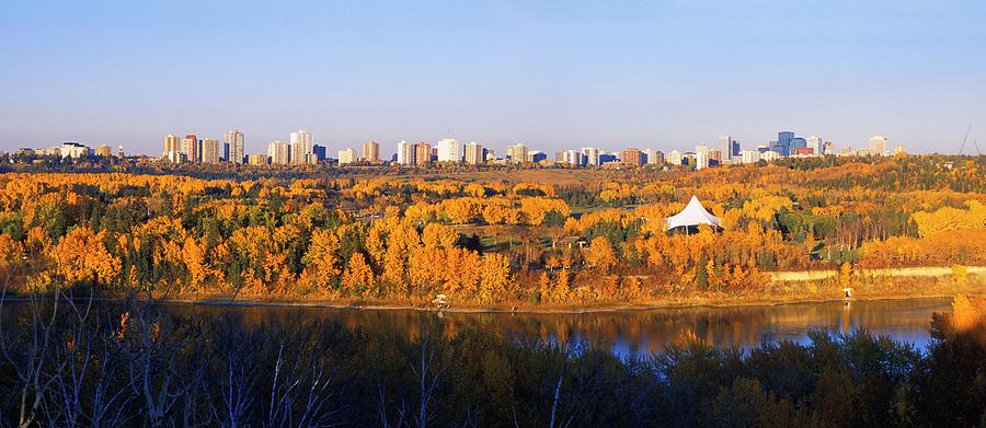 Fall Skyline Of City Photograph by Design Pics