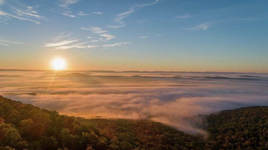 Fall Sunrise Photograph by Norman Peay