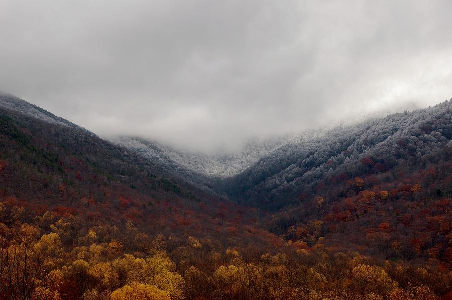 Fall To Winter On The Mountain Photograph by Dennis Schmidt