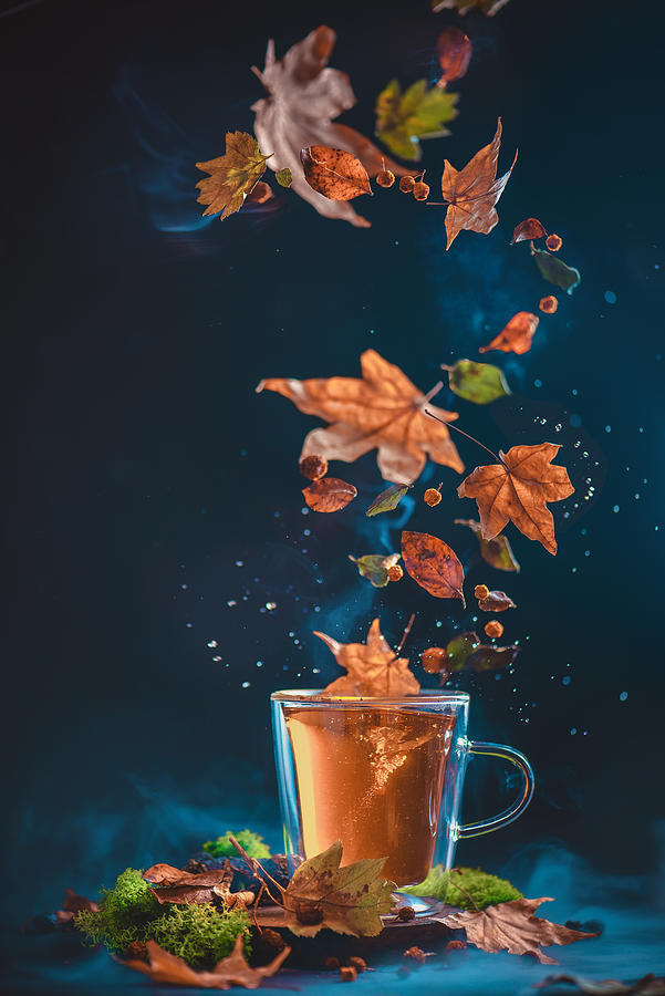 Tea Photograph - Fall Tornado by Dina Belenko