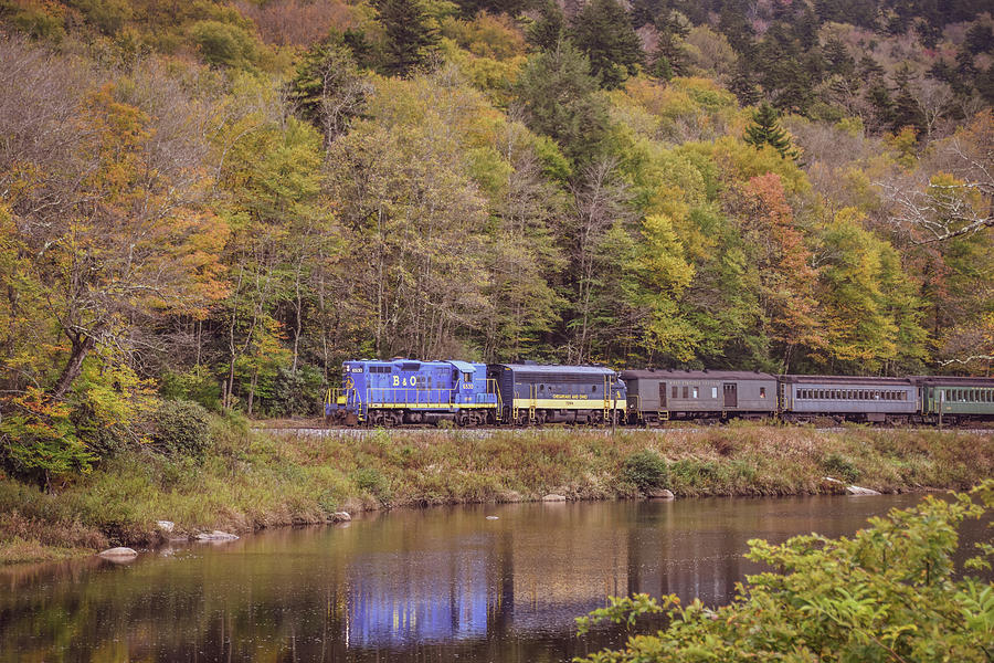 Fall Train Photograph by Michelle Wittensoldner