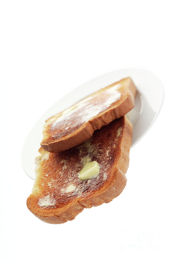 Falling Buttered Toast Photograph by William Lingwood/science Photo Library