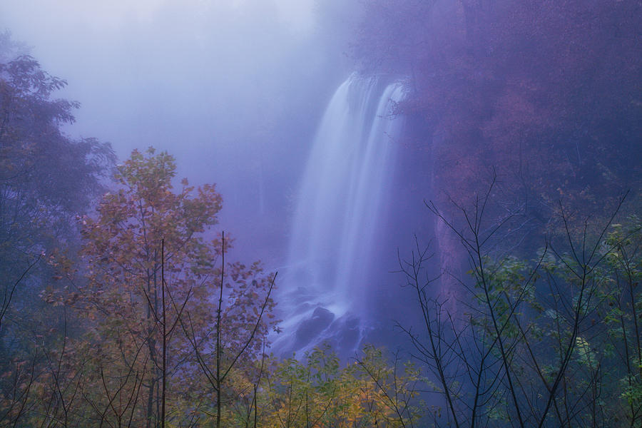 Falling Springs Falls Photograph by Nunweiler Photography