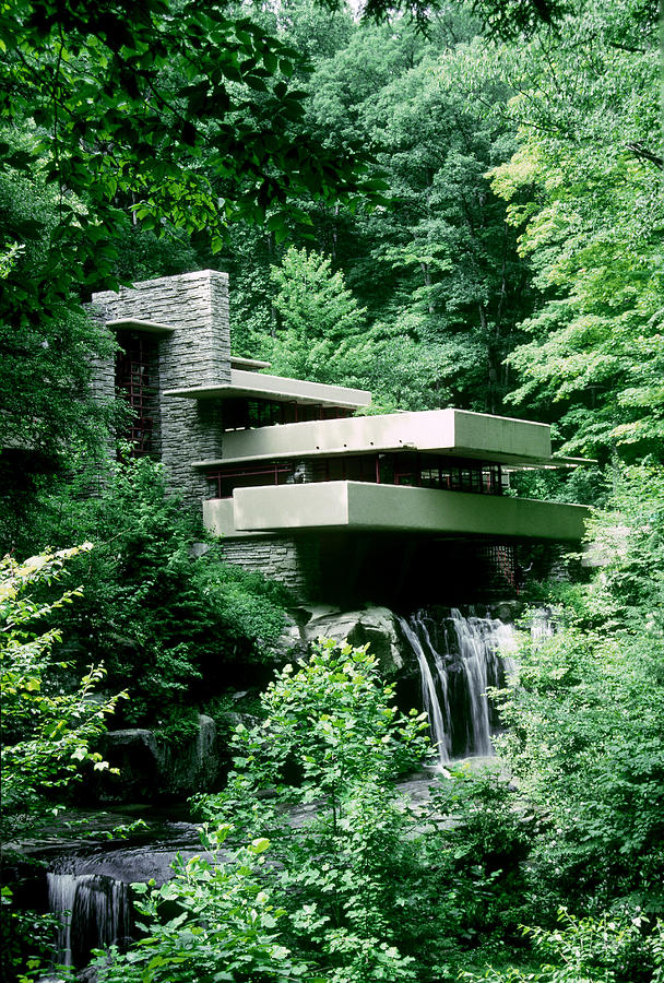 Outdoors Photograph - Fallingwater, In Rural Pennsylvania by Gregory K Scott Outdoors Photograph - Fallingwater, In Rural Pennsylvania by Gregory K Scott