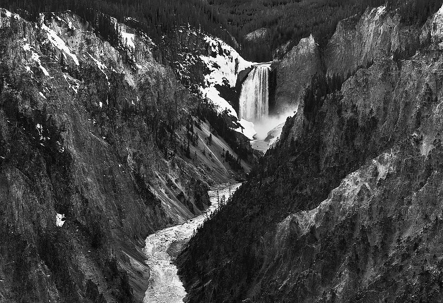 Falls and Canyon Photograph by John Christopher