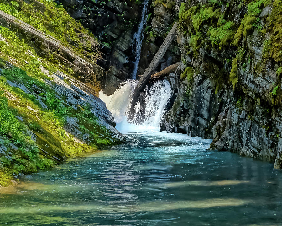 Falls at the Bridge Photograph by Joe Kopp