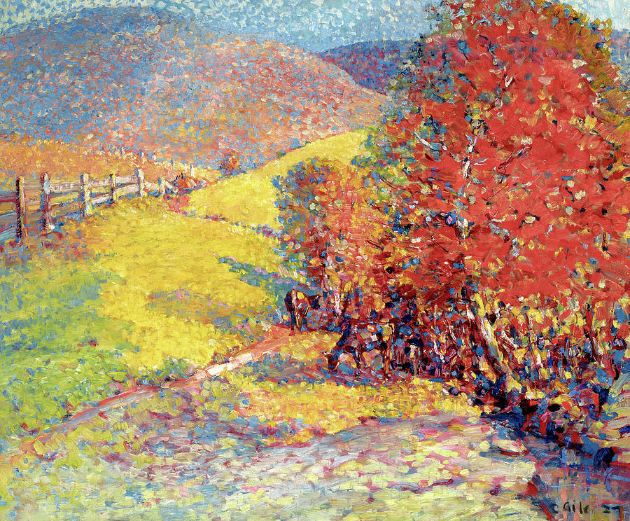 Fall's Beginning Painting by Selden Connor Gile - Fine Art America