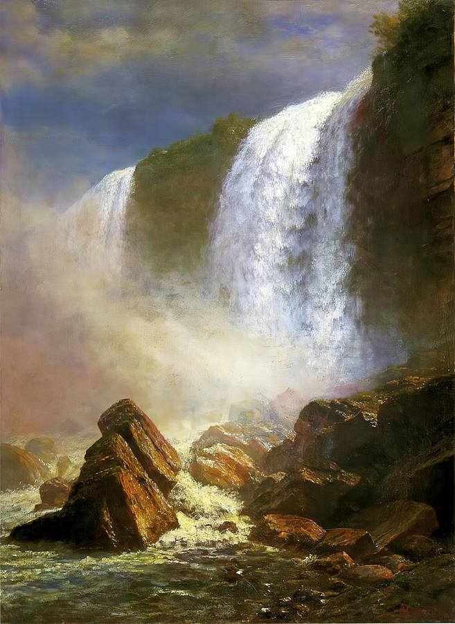 Falls of Niagara Photograph by Albert Bierstadt