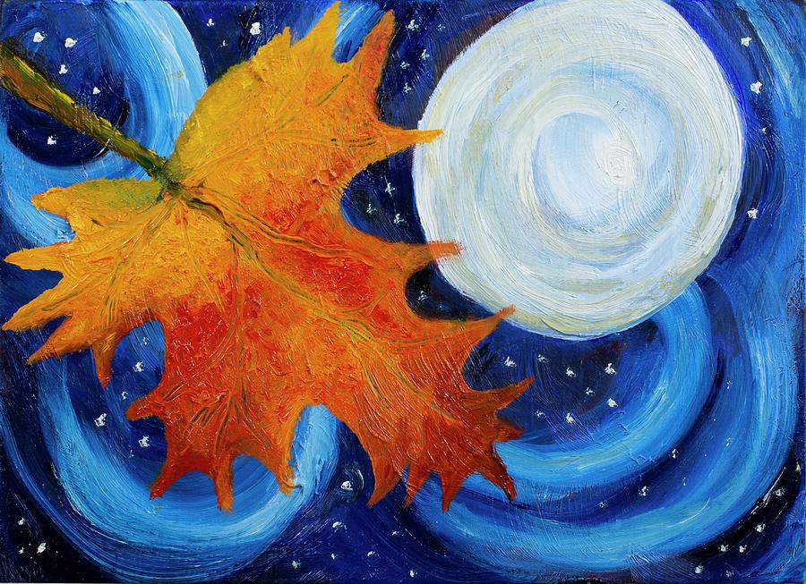 Falls Starry Night #2 Painting by Marianne Gonzales