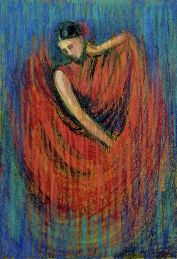 Falmenco Dancer Pastel by Asha Sudhaker Shenoy